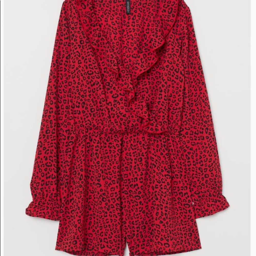 H&M short long sleeve romper